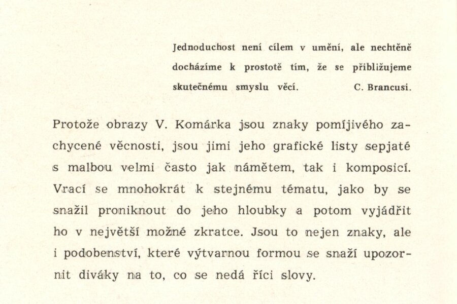 Naděžda Melniková-Papoušková, Vladimír Komárek: Grafika.